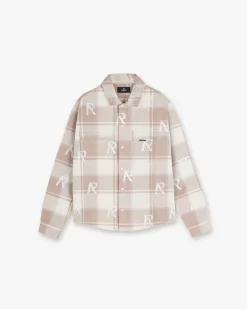 Represent All Over Initial Flannel Shirt -> Shirts