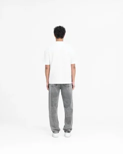 Represent Block Logo T-Shirt - Flat White><noscript><img width=