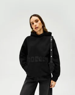 Represent Boyfriend Graphic Hoodie - Black Coffee><noscript><img width=