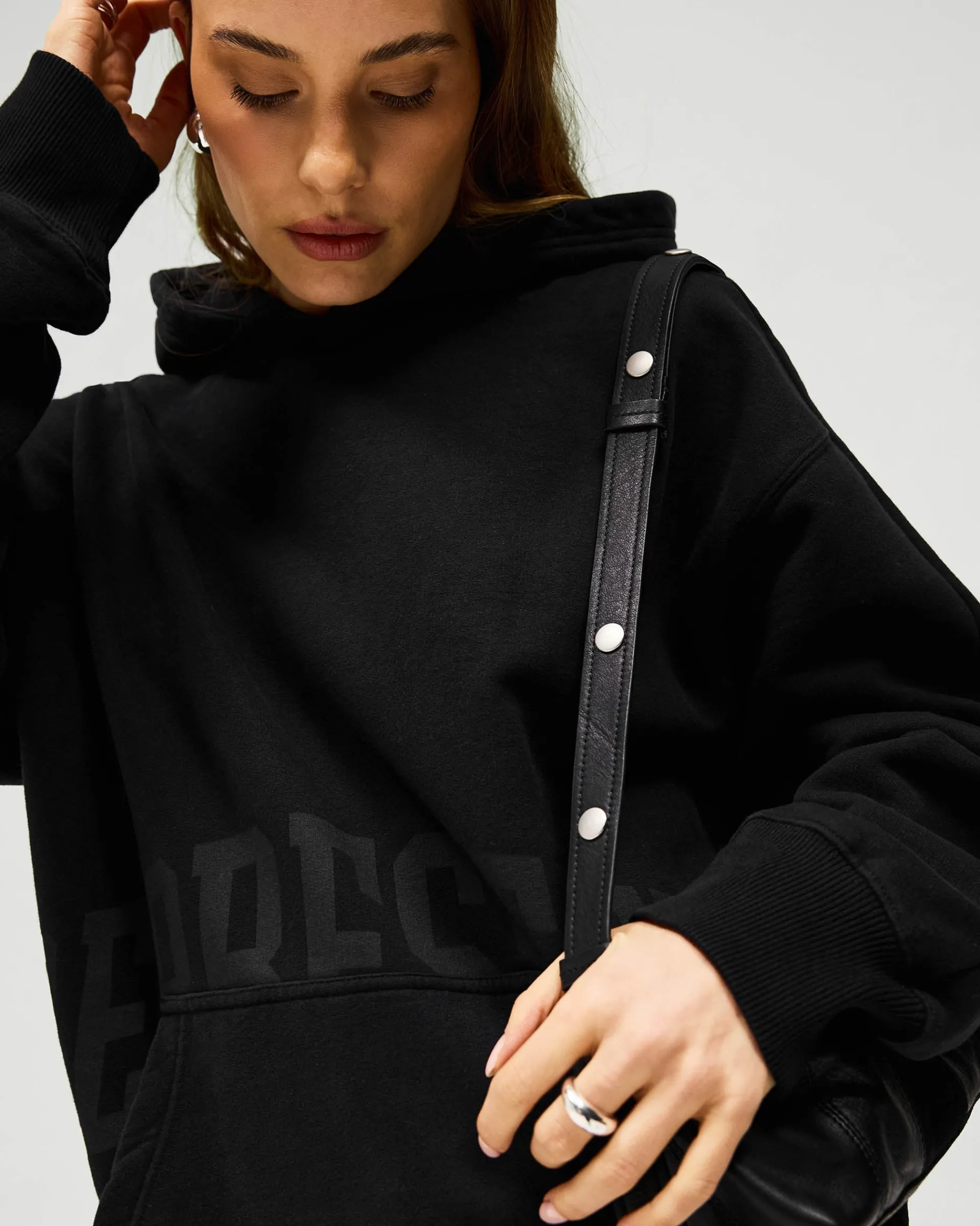 Represent Boyfriend Graphic Hoodie - Black Coffee> Tops/Hoodies