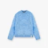 Represent Cable Knit Sweater - Electric Blue> Knitwear