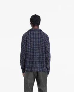 Represent Check Flannel Shirt - Blue Check><noscript><img width=