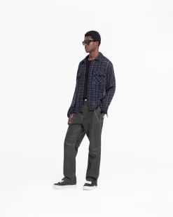 Represent Check Flannel Shirt - Blue Check><noscript><img width=