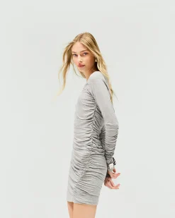 Represent Coil Minidress - Grey Marl> Dresses