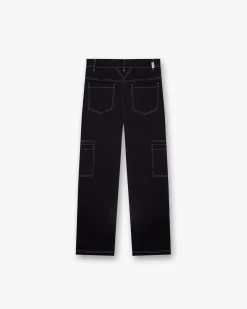 Represent Contrast Stitch Pant - Jet Black> Pants