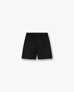 Represent Cotton Tailored Short - Jet Black> Shorts