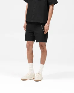 Represent Cotton Tailored Short - Jet Black> Shorts