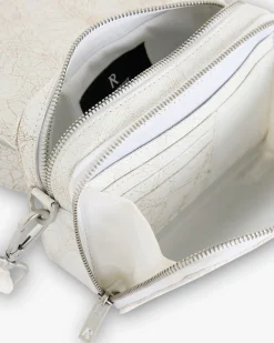 Represent Cracked Leather Cross Body Bag - Antique White> Bags