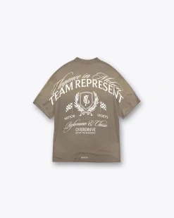 Represent Crest T-Shirt - Dark Taupe> T-Shirts