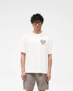 Represent Crest T-Shirt - Flat White><noscript><img width=