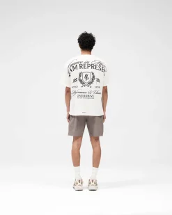 Represent Crest T-Shirt - Flat White><noscript><img width=
