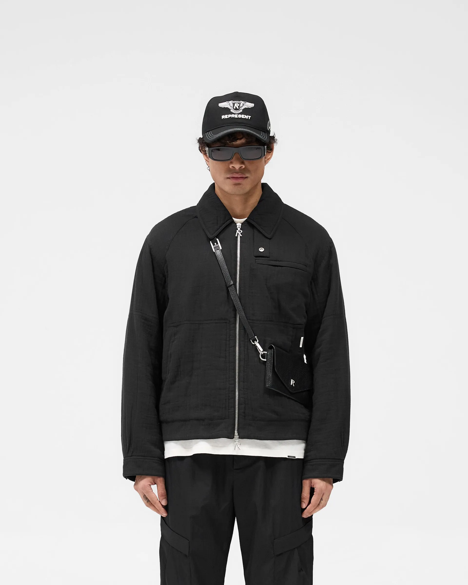 Represent Crinkle Trucker Jacket -> Outerwear