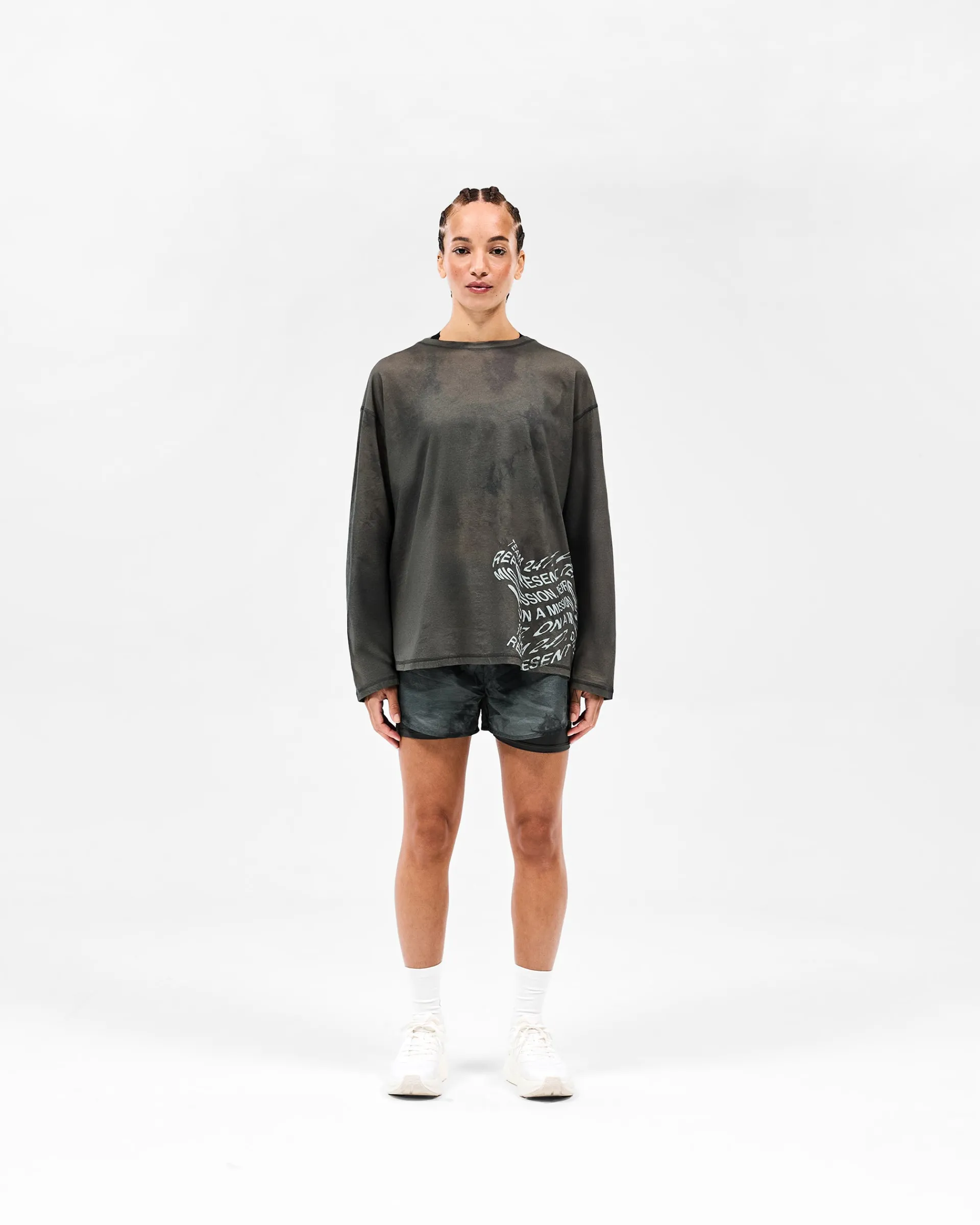 Represent 247 Distance 2-In-1 Short Printed - Dark Green> Bottoms/Shorts
