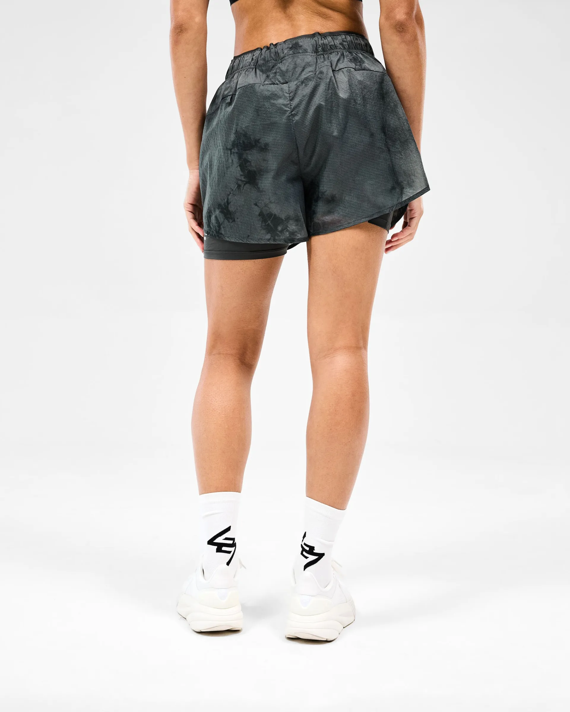 Represent 247 Distance 2-In-1 Short Printed - Dark Green> Bottoms/Shorts