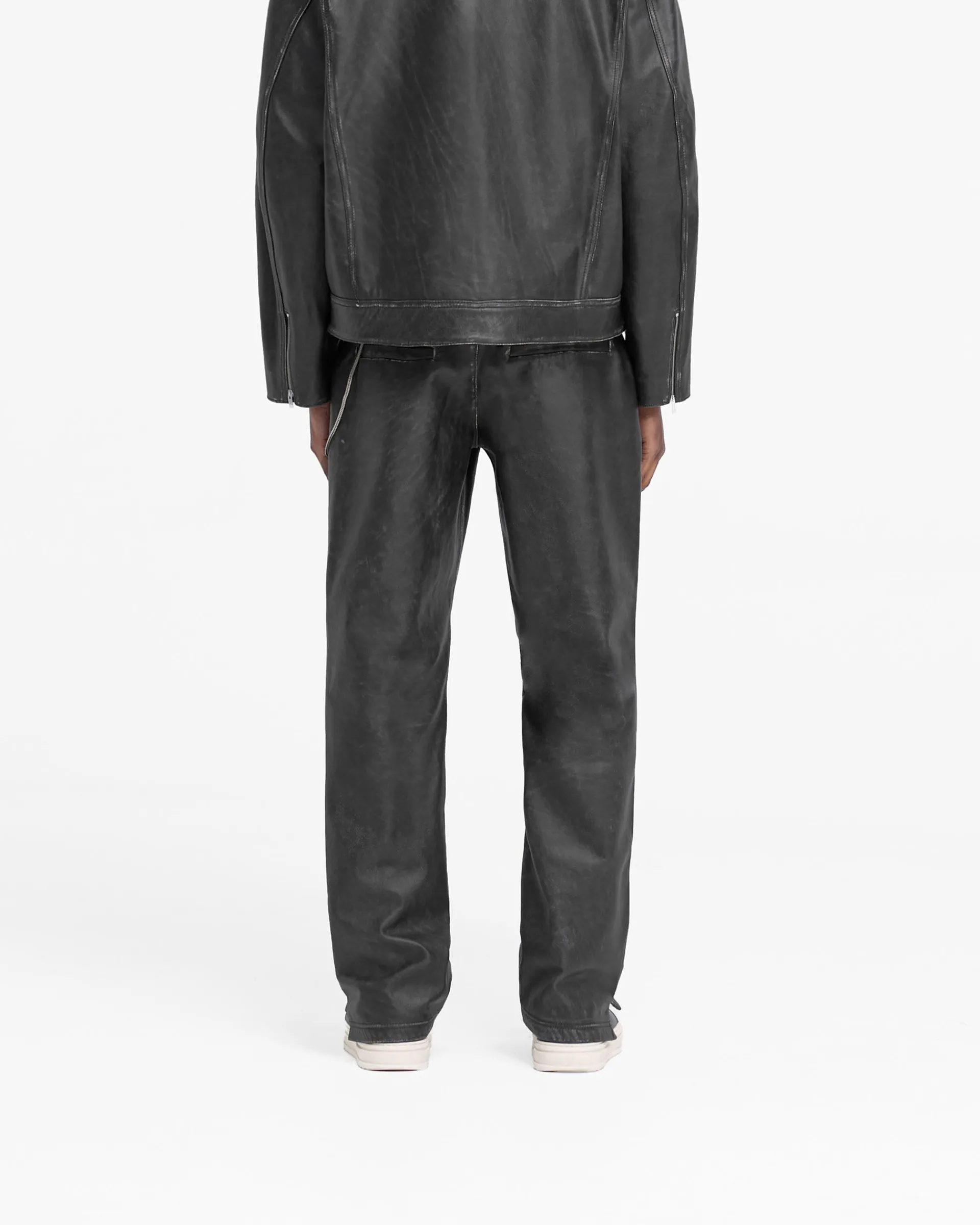 Represent Distressed Leather Pant -> Pants