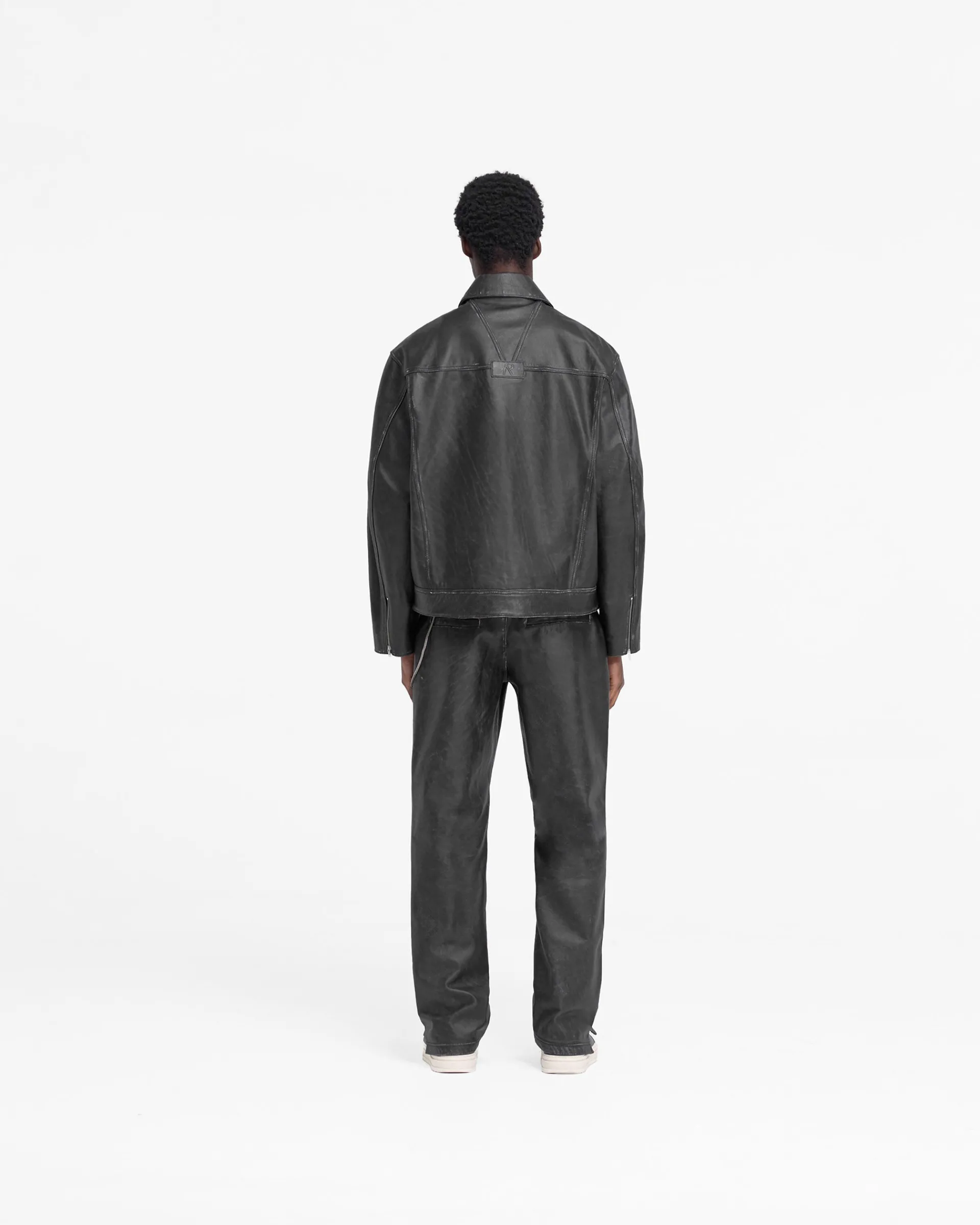 Represent Distressed Leather Pant -> Pants