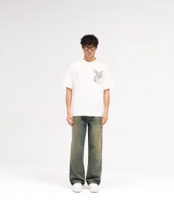 Represent Elegance In Motion T-Shirt - Flat White><noscript><img width=