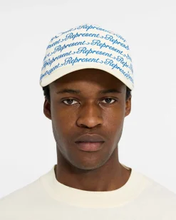 Represent Embroidered Cap - Antique White><noscript><img width=