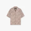 Represent Embroidered Initial Overshirt - Washed Taupe> Shirts