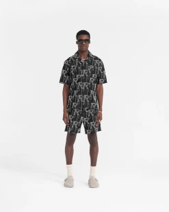 Represent Embroidered Initial Overshirt -><noscript><img width=