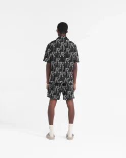 Represent Embroidered Initial Overshirt -><noscript><img width=