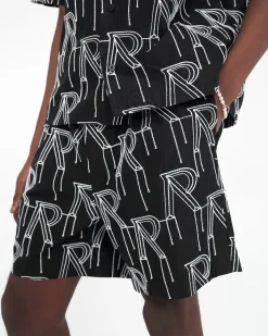 Represent Embroidered Initial Tailored Short -><noscript><img width=