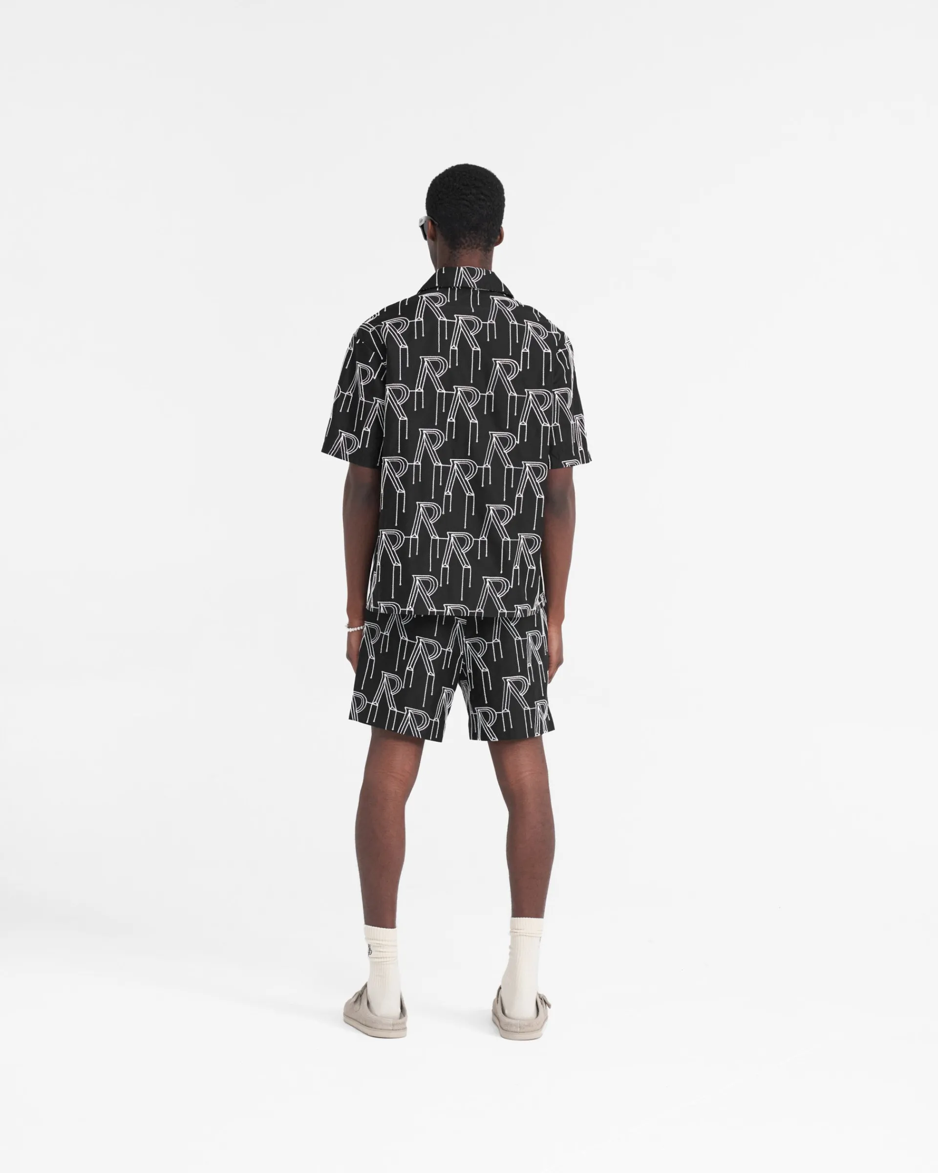 Represent Embroidered Initial Tailored Short -> Shorts