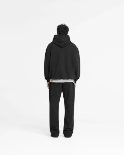 Represent England Applique Hoodie - Jet Black><noscript><img width=