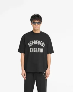 Represent England Applique T-Shirt - Jet Black><noscript><img width=