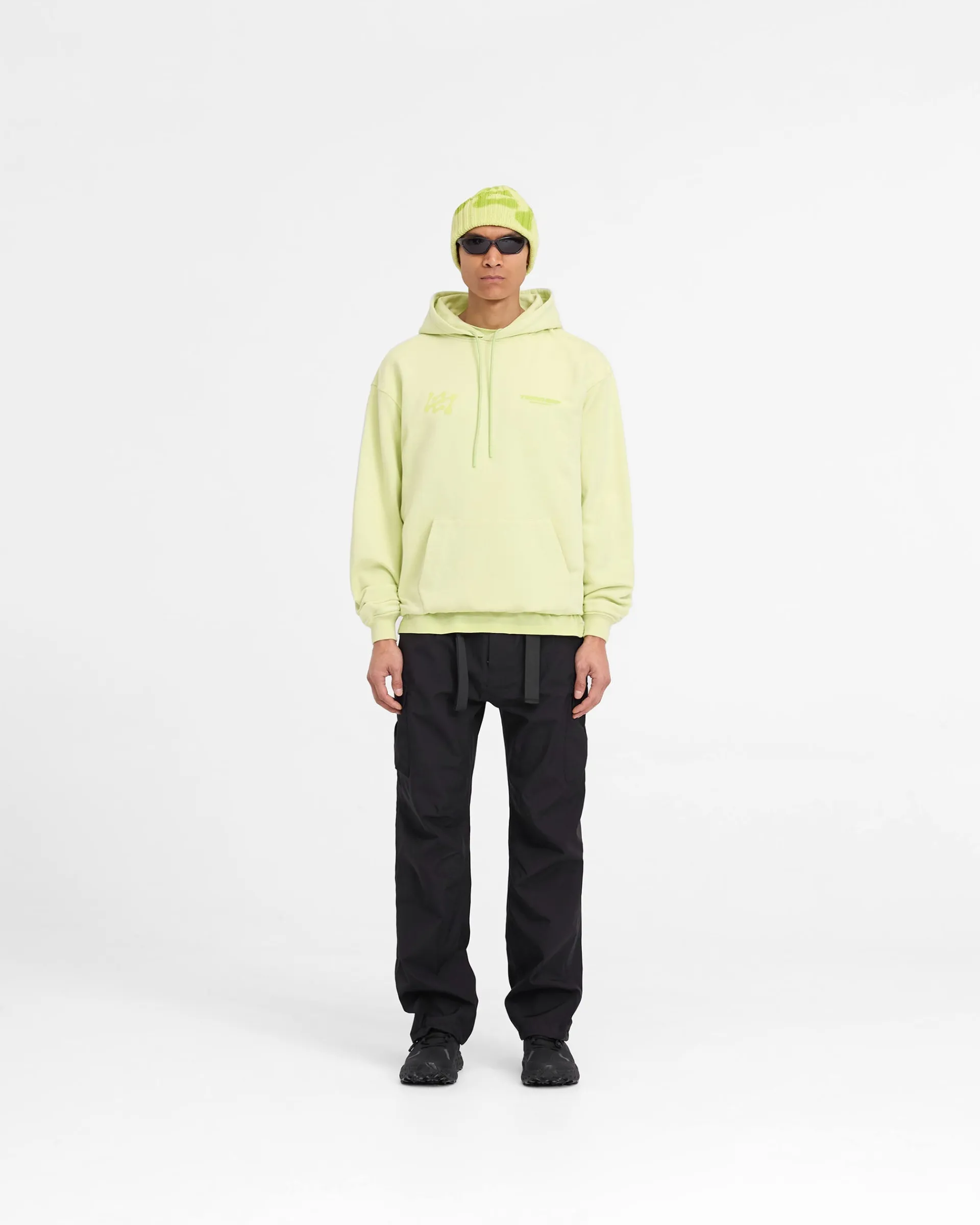 Represent 247 Future Terrains Oversized Hoodie - Shadow Lime> Hoodies