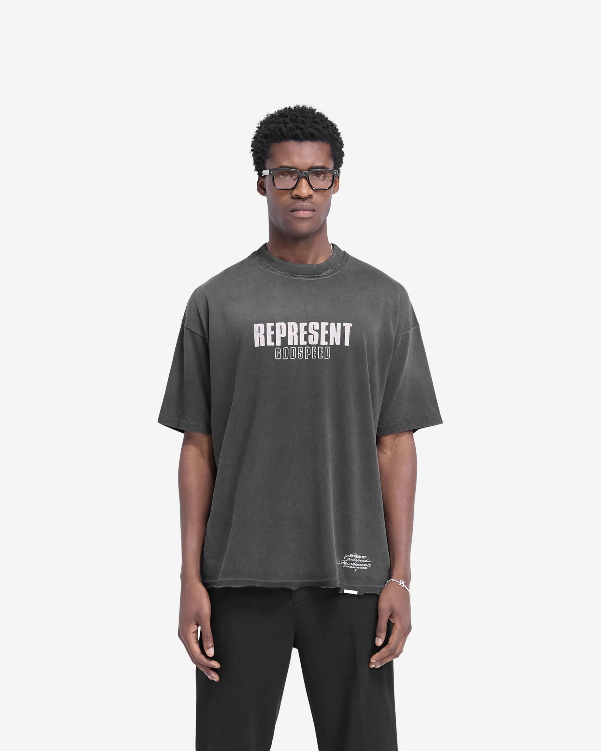 Represent Godspeed T-Shirt - Aged Black> T-Shirts