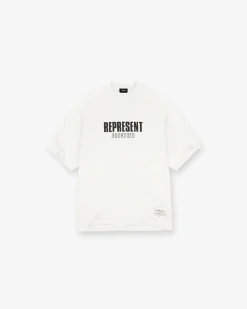 Represent Godspeed T-Shirt - Flat White> T-Shirts