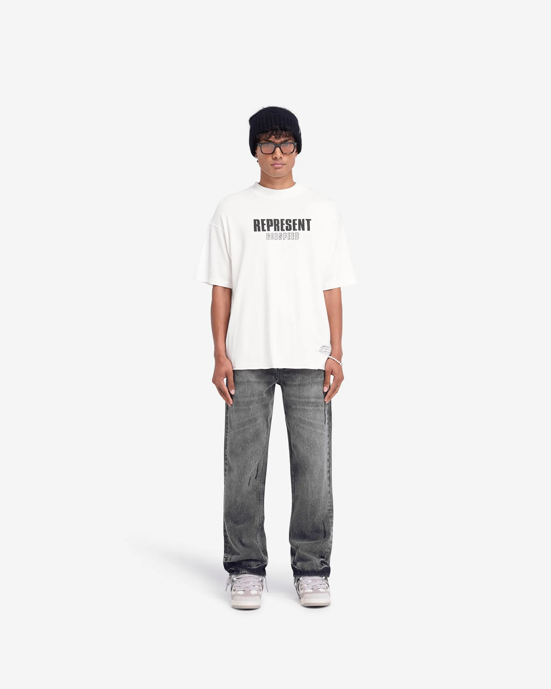 Represent Godspeed T-Shirt - Flat White> T-Shirts