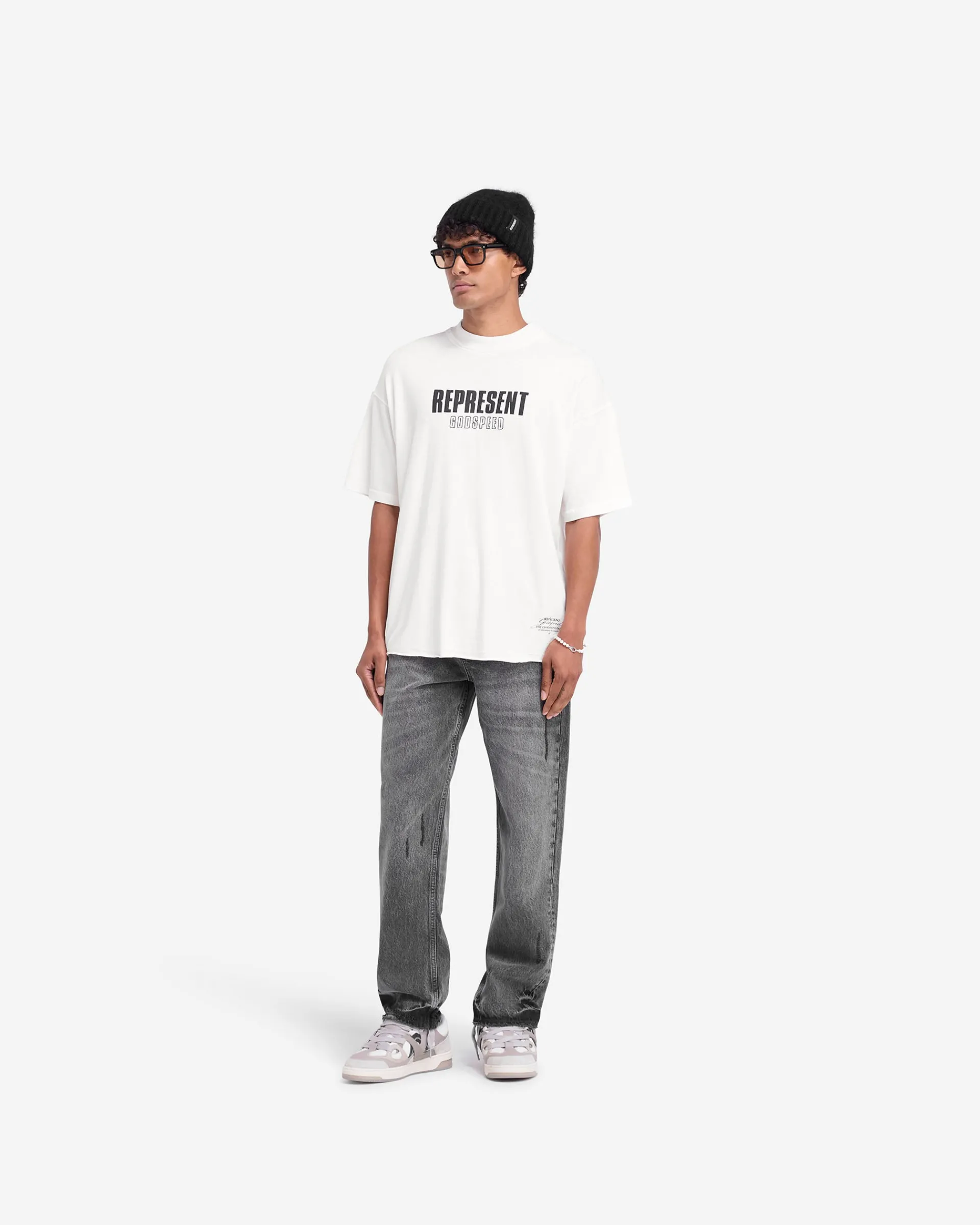 Represent Godspeed T-Shirt - Flat White> T-Shirts