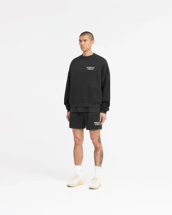 Represent 247 Gymnasium Boxy Sweater - Off Black><noscript><img width=