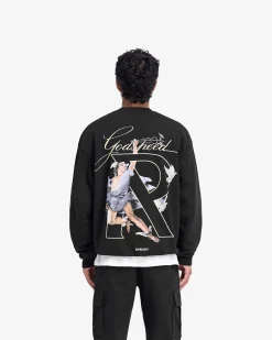 Represent Hermes Sweater - Jet Black><noscript><img width=