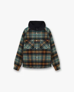 Represent Hooded Overshirt -> Shirts