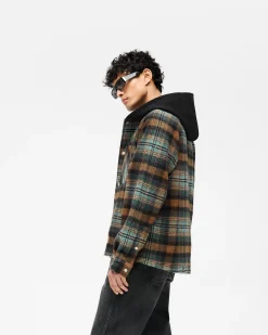 Represent Hooded Overshirt -><noscript><img width=