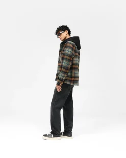 Represent Hooded Overshirt -><noscript><img width=