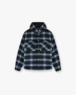 Represent Hooded Overshirt - Midnight Navy> Shirts