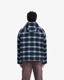 Represent Hooded Overshirt - Midnight Navy><noscript><img width=