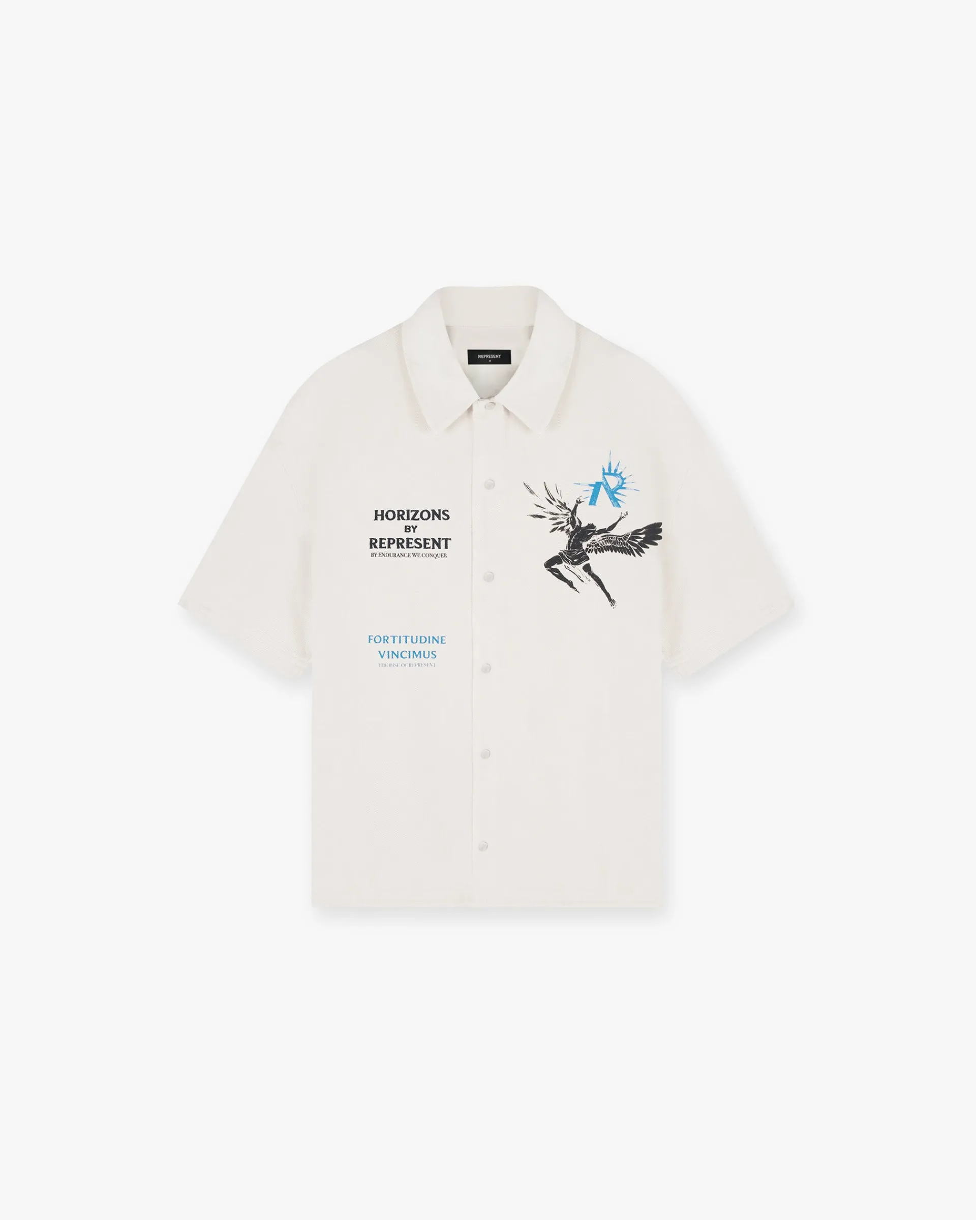 Represent Icarus Short Sleeve Shirt - Off White> Shirts