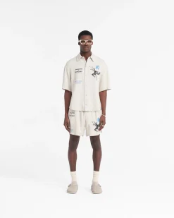 Represent Icarus Short Sleeve Shirt - Off White><noscript><img width=