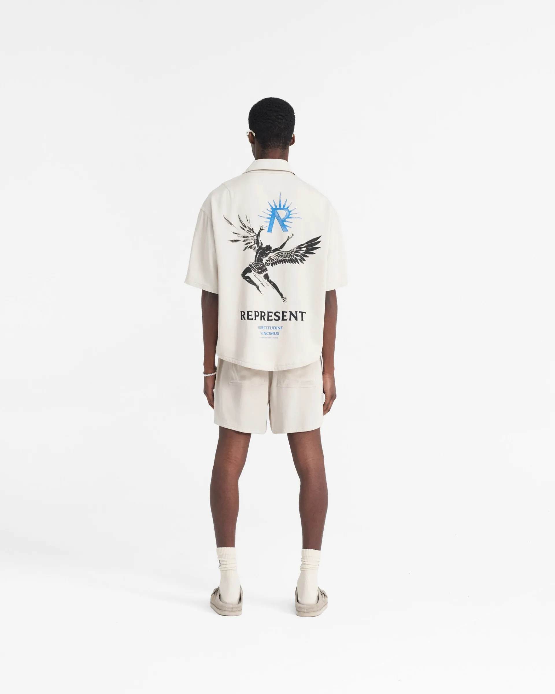 Represent Icarus Short Sleeve Shirt - Off White> Shirts