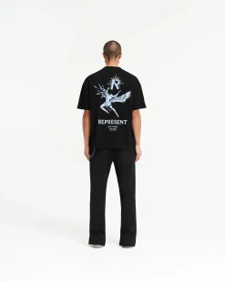 Represent Icarus T-Shirt - Jet Black Blue><noscript><img width=