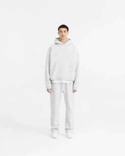 Represent Initial Boxy Hoodie - Ice Grey Marl><noscript><img width=
