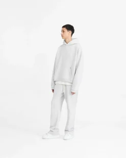 Represent Initial Boxy Hoodie - Ice Grey Marl><noscript><img width=