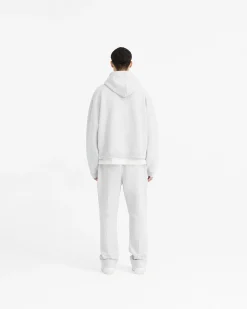 Represent Initial Boxy Hoodie - Ice Grey Marl><noscript><img width=