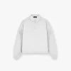 Represent Initial Boxy Quarter Zip - Ice Grey Marl> Sweaters