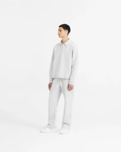 Represent Initial Boxy Quarter Zip - Ice Grey Marl><noscript><img width=
